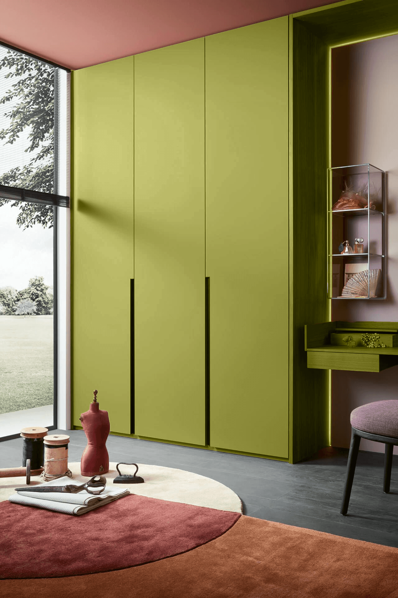 Armoire finition Ambre solaire