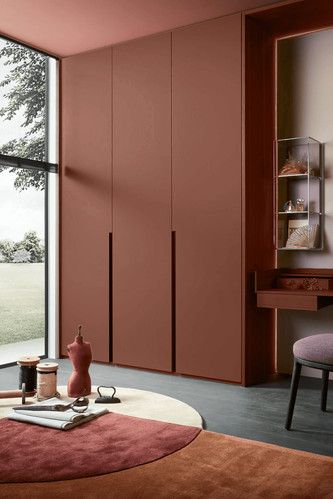 Armoire finition Blush pêche